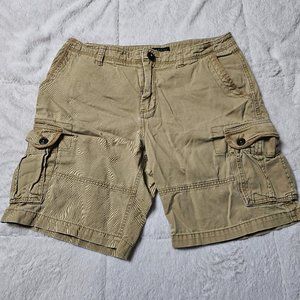 Aeropostale Tan Khaki Cargo Shorts 33
